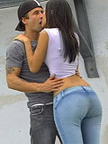 Hot babe roof top sex