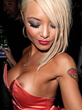 Tila tequila flashes cleavage