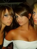 Amateur girls pose on camera