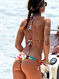 Elisabetta canalis ass in thong