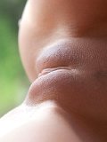 Teen beauty with shaved pussy