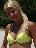 Tanned bikini blonde - non nude