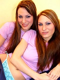 Pussy toying twin teen sisters