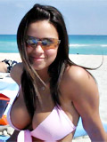 Gorgeous beach girls with nice big tits!