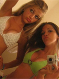 sexy girls by the pool