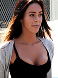 Megan fox shows great cleavage