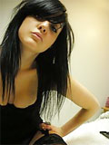 Naughty emo teen teases all of us nerds in cyberspace